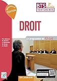 Droit BTS tertiaires 2e année : Le programme en 13 cas