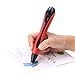 Produktbild Semme 3D-Zeichenstift 3D Pen Crafting Modellierung Filament ABS & PLA Drucker Tool Set LED-Bildschirm Kinder Erwachsene, sicher einfach zu bedienen(Rot)
