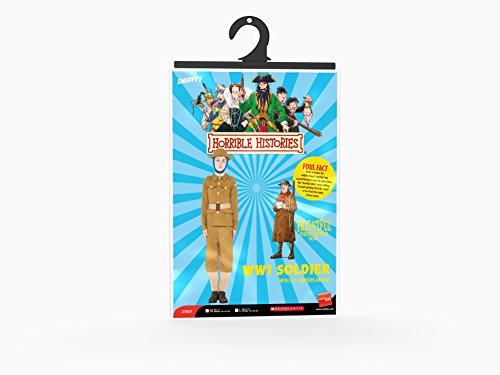 Smiffys Chidren's WWI Boy Costume, Top, Trousers & Hat, Horrible Histories, Colour: Green, Size: L, 27037 reviews Smiffys Chidren's WWI Boy Costume, Top, Trousers & Hat, Horrible Histories, Colour: Green, Size: L, 27037