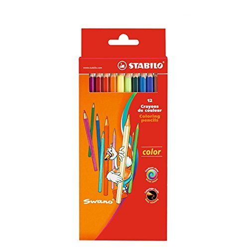 Stabilo Buntstift (mit 12 verschiedenen Farben) 12er Pack - 2