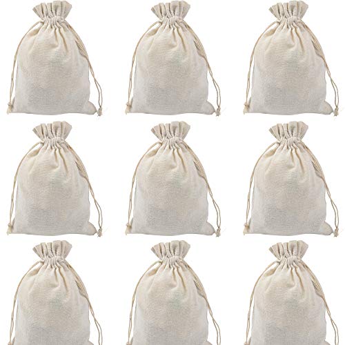 Aofocy 24 Sacs en Coton avec Cordon