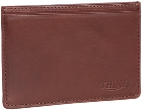 THINly Made in Japan Business Card Holder SLBM01 Chocolate