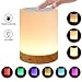 Produktbild RQINW Nachttischlampe, Berührungssensor, Dimmbar, Farbwechsel LED Nachtlicht Für Schlafzimmer-Geschenk Für Frau Männer Kinder, 3,54 In * 4,72 In