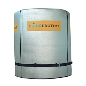 Chemzone Climaprotekt Thermal Water Tank Cover | Roof Water Tank Cover to Protect from High Or Low Temperature | 3 Layer Tank Cover to Maintain Water Temperature (1500 Liters)