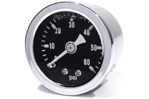 ZEMEX Öldruckmanometer Öldruckanzeige schwarz ÖL für HD Harley Davidson Hot Rod Custom