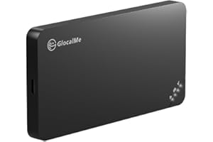 GlocalMe U3 4G Mobiler WLAN Router, Keine SIM-Karte nötig, MiFi Hotspot mit 1GB globalen Daten, Verfügbar in über 200 Ländern, tragbares WLAN für unterwegs ohne vertrag