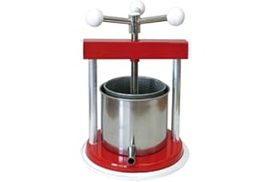 MADE IN ITALY Pressoir en acier et inoxydable, 24 x 24 x 35 cm