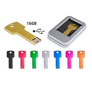 Lote de 20 Memorias Llave USB Llave 16 GB Presentadas En Caja Metálica de Regalo – Pendrives, Llaves Memorias USB, Regalos de Empresa, Regalos y Detalles de Bodas