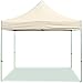Produktbild TOOLPORT Faltpavillon Faltzelt Premium 3x3m - Ohne Seitenteile ALU Pavillon Partyzelt Dach 100% Wasserdicht Creme