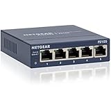 NETGEAR FS105-300UKS ProSAFE 5 port Fast Ethernet 10/100 Unmanaged Switch with Lifetime Warranty