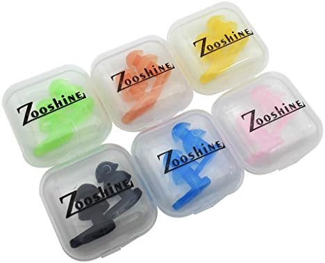 Zooshine 6Sets Children Swimming Earplugs Ear Protector Kits Box Package (Multi-color)