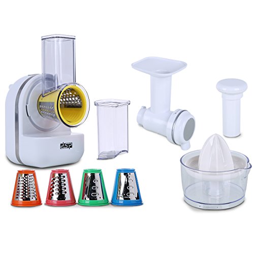 Preisvergleich Produktbild Küchenmaschine Gemüseschneider Rührwerk Mischer Durchlaufschnitzler Rühr-Schlagbesen Mixer-Aufsatz KJ3001