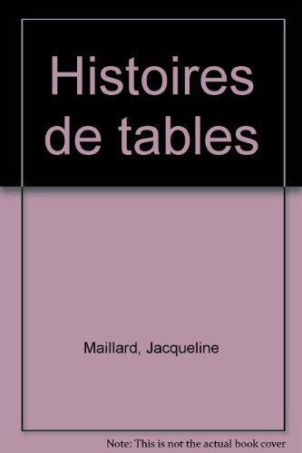 Histoires de tables