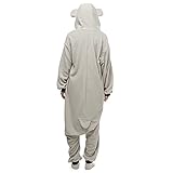dressfan Unisex Adult Kinder Tier Pyjamas Grau Koala Cosplay Kostüm - 