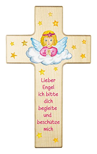 Neumeyer N473/DE Kinderkreuz, Holz, 15 x 9 x 2,5 cm, natur