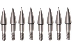 PHILOCS 24pz Tiro con L'Arco Punte di Freccia Caccia Pratica Punte di Freccia Avvitate 70 80 90 100 125 150 175 200 grani Proiettile Acciaio Inossidabile Contrappeso Punte di Frecce