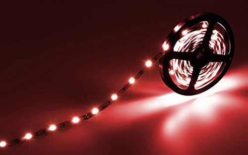 LED Streifen 2m RGB Set mit Steckernetzteil und Infrarot-Fernbedienung (RGB LED Strip 2 Meter – bunt,mehrfarbig,Weiß-Modus,Farbwechsel – 30LED/m, IP20, 12V SELV, 24W-Netzteil, IR Controller und Fernbedienung mit 44 Tasten) – ideal als Ambiente-Beleuchtung, Wohnzimmer-Beleuchtung, Schlafzimmer-Beleuchtung, Kinderzimmer-Beleuchtung, langlebig, günstig und energieeffizient - 2