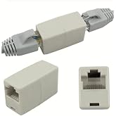 2 ADET Rj45 Cat5 Cat6 Cat7 Cat8 Modem Ethernet Internet Kablo Uzatıcısı Dişi Dişi Birleştirici Ara Aparat (2)