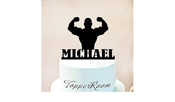 Decoration De Gateau Trainer Bodybuilder Pour Gateau D Halterophilie Gym Cake Topper Fitness Bodybuilder 1266 Amazon Fr Cuisine Et Maison