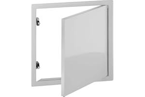 Upmann 20476 Puerta Softline SV 300 X 300 RAL9016 con cierre a presión, blanca,‎33 ,5 x 33,5 x 2,5 cm, 1 pieza