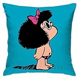 créer des Magic – Tennis Taie d'oreiller Home Decor Motif Ensemble de Housse de Coussin pour canapé Chambre à Coucher de Voiture 18 x 18 en One Size Toda Mafalda 24