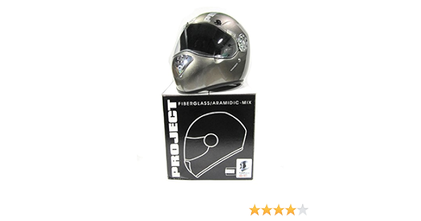 CASCO MOTO SCOOTER INTEGRALE DELLA PROJECT IN FIBRA DI VETRO RINFORZATO IN  KEVLAR OMOLOGATO IN ITALIA ECE 22.05 E3 (XXL - 61CM) : Amazon.it: Auto e  Moto