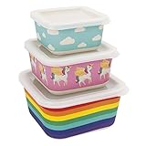 Diseños adorables: hacer que los niños excitados por la hora del almuerzo con dibujos animados fu, colores y formas de frutas de todo estas cajas lindo bocado. Los diseños deliciosos sin duda le ayudará a atraer Kiddos venir y Munch. Una mirada al sistema de la caja eco, y sabrá su alimento.