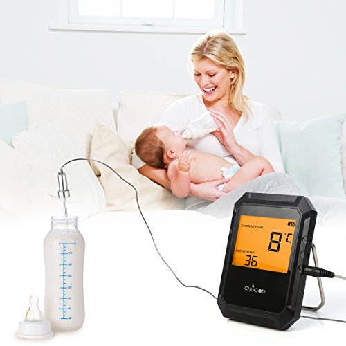 WEINAS Barbecue Thermometer Grill Intelligente Fleisch 6 sonde Bluetooth mit Easy BBQ App IPhone iPad iOS und Android-kompatibel von WEINAS(2 Sonden erhalten) - 4