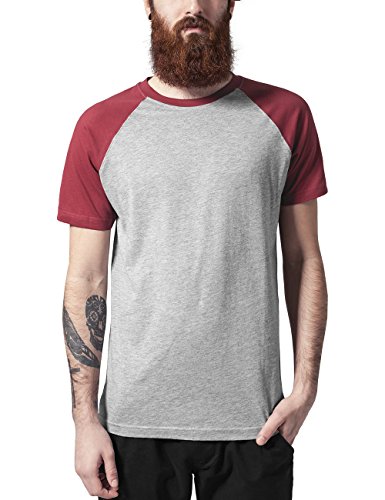 Urban Classics Herren T-Shirt Raglan Contrast Tee