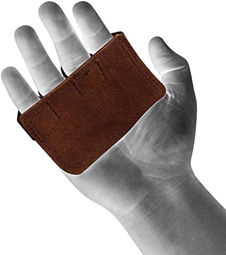 RDX Gym Leder Gewichtheben Griffe Krafttraining Griffpolster Fitness Griffpads - 8