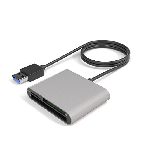 KabelDirekt Kartenlesegerät USB 3.0 Kartenleser/ Card Reader für SDXC, SDHC, SD, MMC, MMCplus, microSDXC, microSDHC, microSD, CF Typ I/ II, Microdrive – PRO-Series - 2