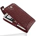 Produktbild PDair Handarbeit Leder Flip Top Hülle for HTC Sensation XL X315e (Red Crocodile Pattern)