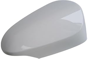 LINQIANBHD Carcasa Espejo Coche Cubierta Espejo Retrovisor Coche Carcasa con Tapa para Toyota para Verso para Corolla para Auris para CHR 2012 2013 2014 2015 2016 2017 2018 2019 Marco Espejo(R White)