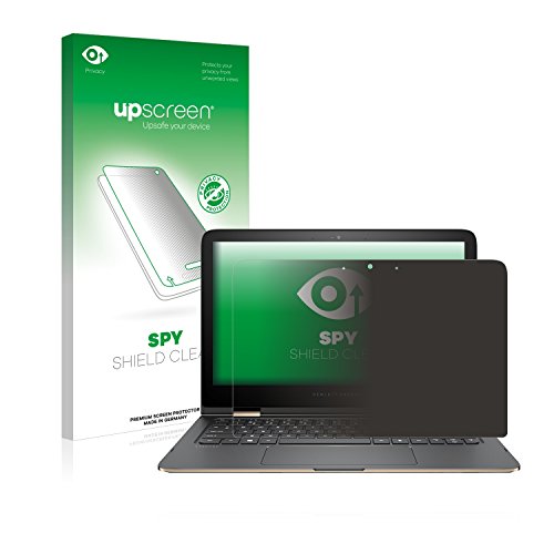 upscreen Spy Shield Clear Blickschutzfolie HP Spectre x360 13-4204ng - Schutz der Privatsphäre, Kratzfest