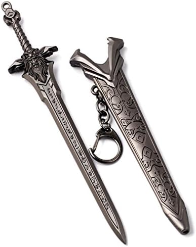 Game accessories, game peripheral weapon pendant, game surrounding weapon key buckle.-Sunny rainbow (Lion head)