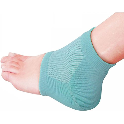 Peecure Vented Gel Heel Socks for Dry Hard Cracked Heels, Heel Pain Relief Shock Absorption Cushion Open Toe Day Night Foot Care With Spa Botanical Gel Pad Skin care protector(Free Size) RS.410 (54.00% Off) - Amazon