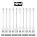 Produktbild Short Lightning Kabel 10 Pack, feel2nice 20 cm iPhone Kordel Daten Sync USB tragbarer Schnelle Aufladung für iPhone X 8/8 Plus/7/7 Plus/6S/6S Plus/6/6 Plus/5/5S/5 C/Multiport Ladestation, weiß