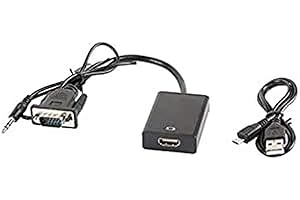 LAUT LANBERG Adapter VGA(M) + Audio -> HDMI(Ż)