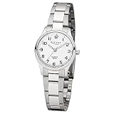 Regent Damen-Armbanduhr Elegant Analog Edelstahl-Armband silber Quarz-Uhr Ziffernblatt weiß UR2253410