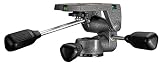 Peso 0.75 KG Gitzo G2270M - Rótula de Perfil bajo para trípodes Serie 2 (Placa Grande), Color Gris