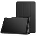 Produktbild MoKo Samsung Galaxy Tab A 10.1 Hülle - Ultra Lightweight Slim PU Leder Schutzhülle Smart Case mit Standfunktion und Auto Sleep / Wake Up Funktion für Samsung Galaxy Tab A 10.1 Zoll (2016) Wi-Fi/ LTE T580N / T585N Tablet-PC, Schwarz