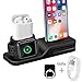 Price comparison product image Wonsidary Stand for Apple Watch, 3 in 1 Universal Silicone Holder compatible for iWatch/iPhone/Airpods, Charging Docks Station for Apple Watch Series 3 2 1 AirPods iPhone X 8 8 Plus 7 6 iPad Mini