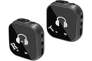 COMETX cuffie monitor in orecchio 5.8G Wireless In Ear Monitor System Wireless IEM System con trasmettitore Ricevitore Pag Automatico Professionale In Ear Monitor per Computer Telefono Scheda Audio