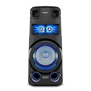 Sony MHC-V73D High Power Party Speaker with Bluetooth Technology (Karaoke,Gesture Control, Party Light, Taiko) - Black