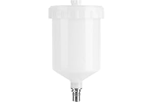 HZTYYIER 600 ml Plastic Cup for Paint Spray Gun, Replacement Pot, Flow Cup for Spray Gun with Threaded Connection for Most Spray Guns of the Automotive Series Such as H-827 H-887
