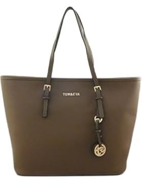 Tom & Eva 6288F TE-Jet Set Travel Damen Handtasche Camel