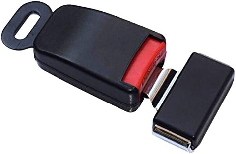 1SET BLACK Automobile Bus Car Seat Belt Buckle Two Points High-strength Seat Belt Universal Lock (LOCK BOLT + LOCK CATCH)