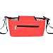 Damero Pram Buggy Buddy Stroller Organiser Storage Bag with Shoulder Strap, Great for Bike or Car Seat Organiser, Red