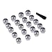 Produktbild Koojawind 20Pcs Chrom Radmutterkappen Bolzenabdeckungen 19Mm Universal-Protector Kunststoff Mit Removal Tool Set FüR Autos