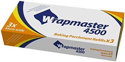 Wrapmaster Baking Parchment Refill Rolls 45cm x 50m (Case of 3)-2PK